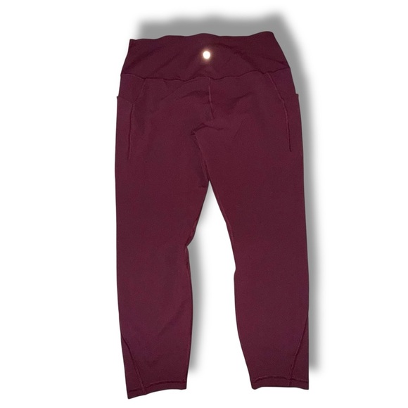 LULULEMON Align High-Rise Pant with Pockets 25 - Size 16 Garnet - Picture 3 of 10